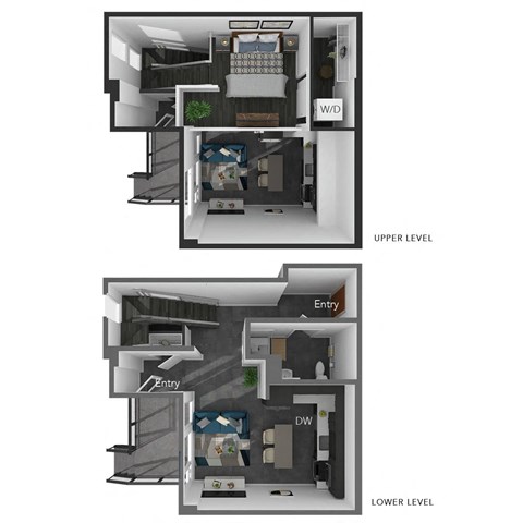 Heron Flats and Lofts Live Work 2 Floor Plan